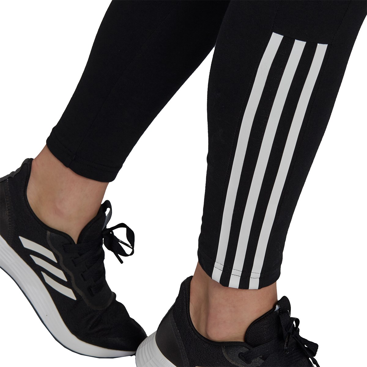 Calça Legging Adidas 3S W Feminino Preto