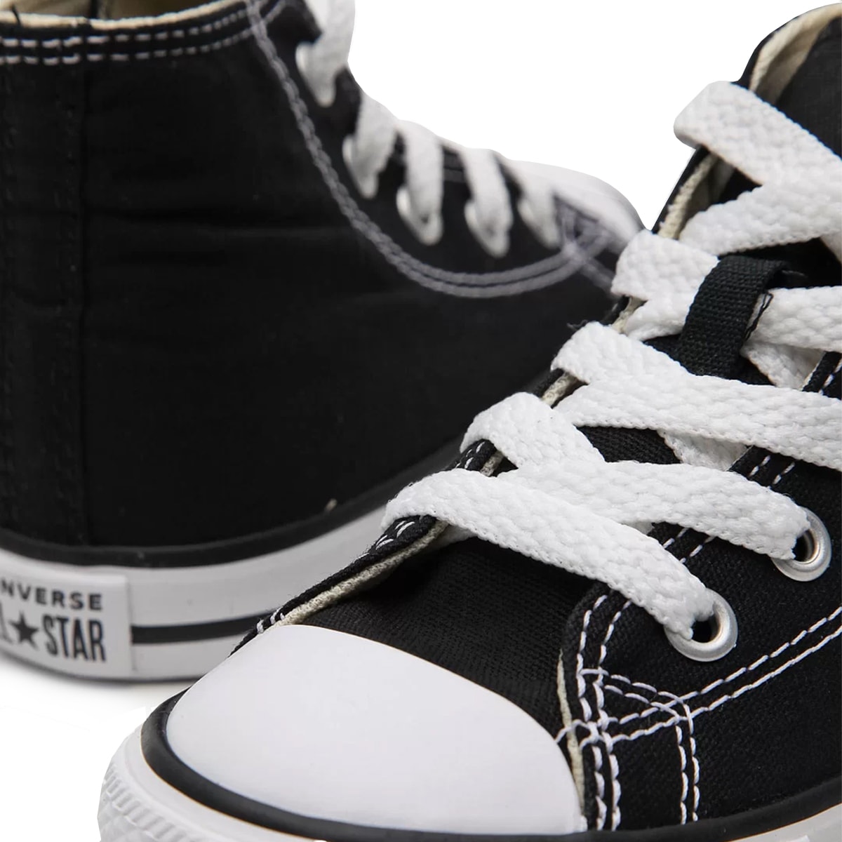 Kids black hi top 2025 converse