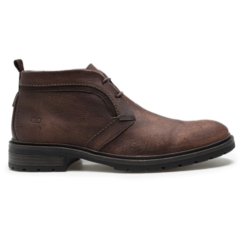 Bota Couro Democrata Masculina Garage Astro Cano Curto 301101