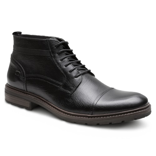 Bota Couro Democrata Masculina Garage Astro Cano Curto 301102