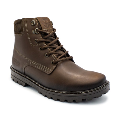 Bota Pegada Masculina Couro 181502