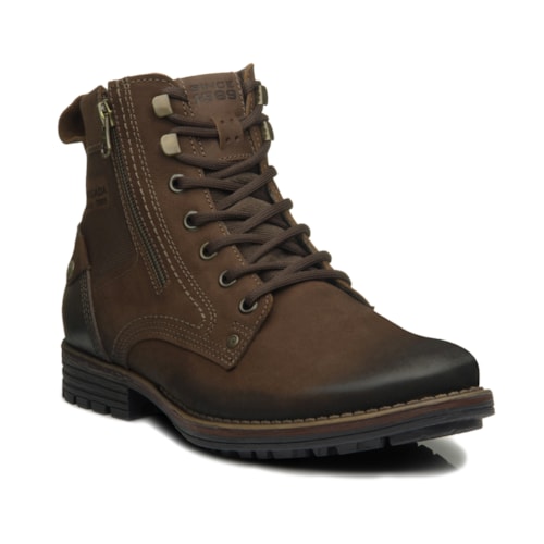 Bota Pegada Masculina Couro Zíper 180745