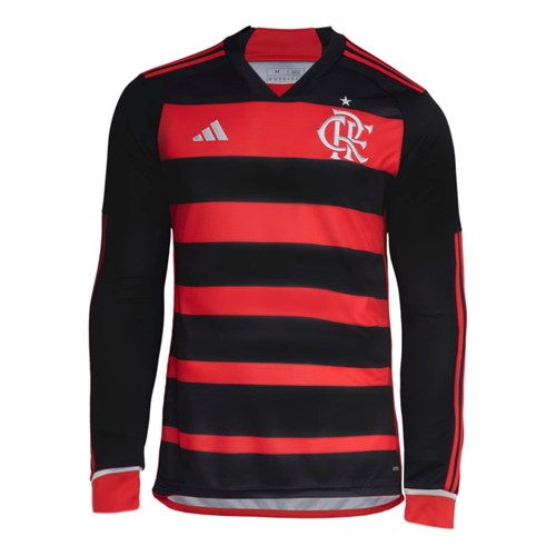 Camisa Adidas Masculina Manga Longa Flamengo 