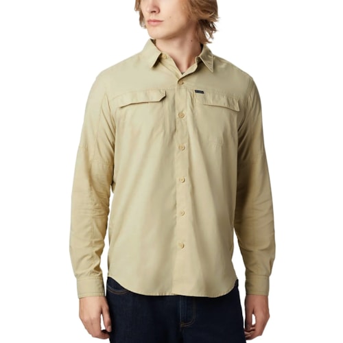 Camisa Columbia Masculina Manga Longa Silver Ridge II