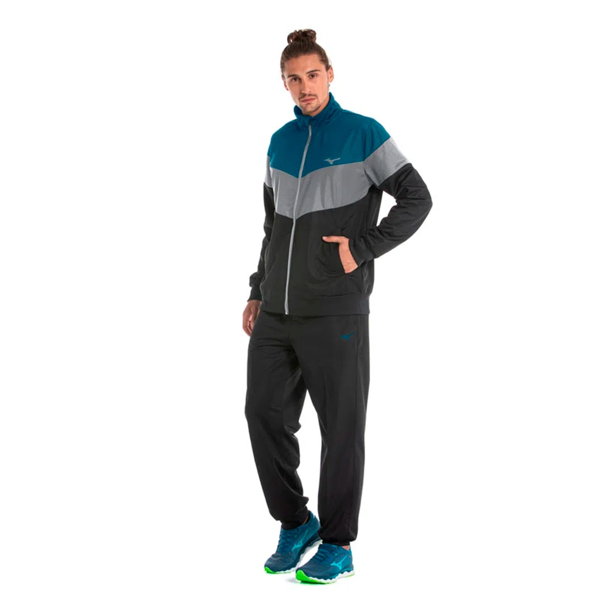Conjunto Agasalho Mizuno Masculino Treino New Root