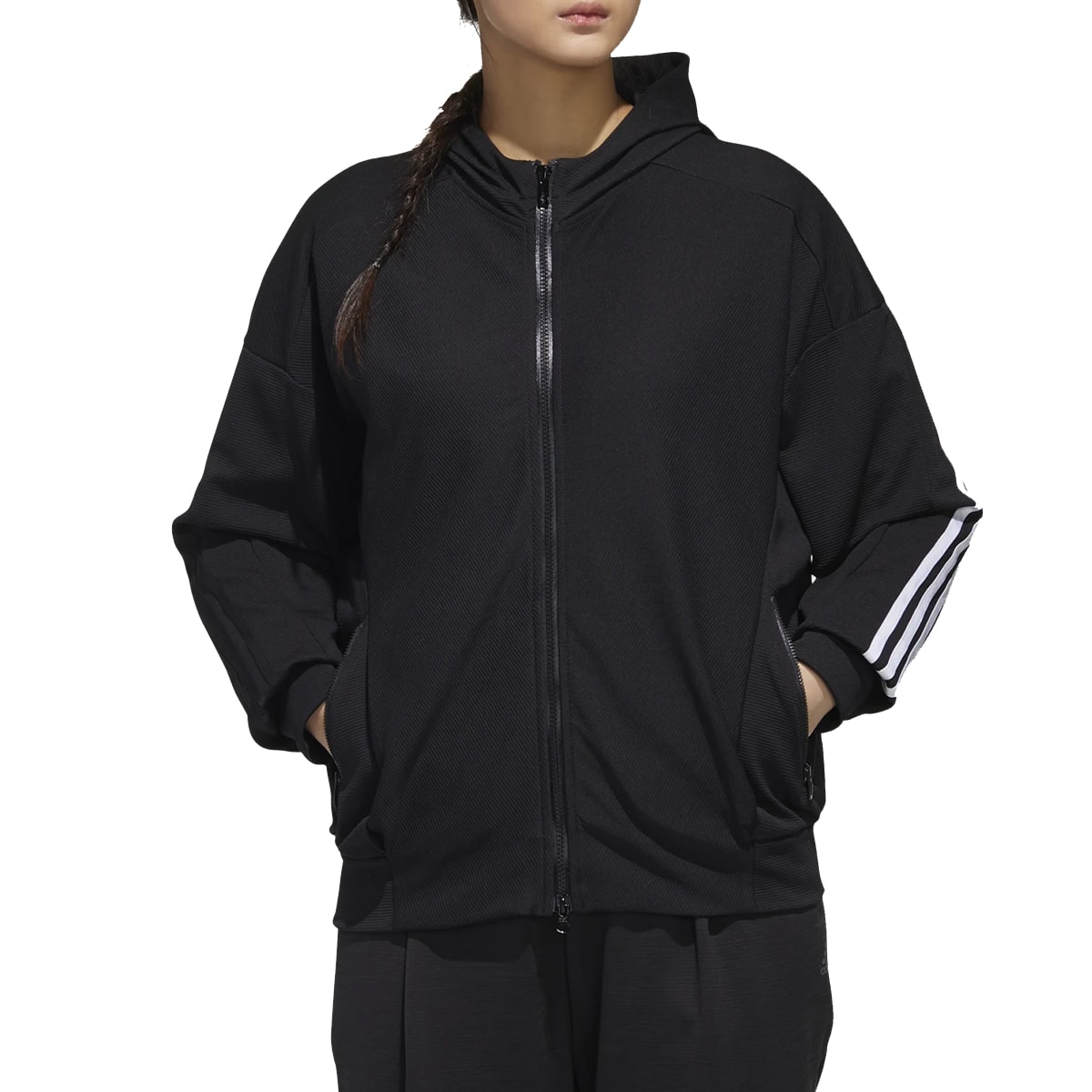 jaqueta adidas feminina cinza