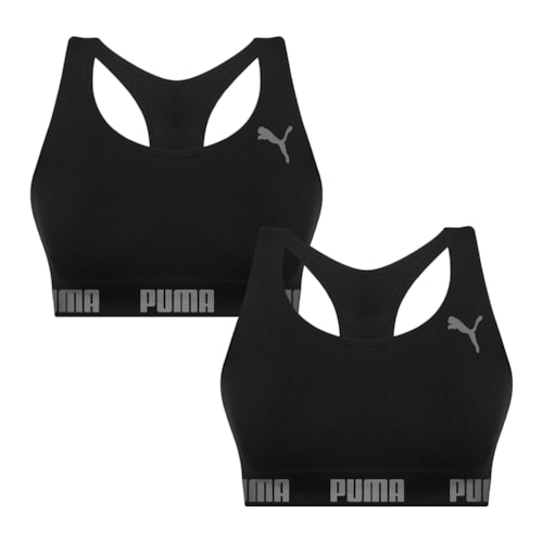 Kit 2 Tops Puma Nadador Sem Costura 