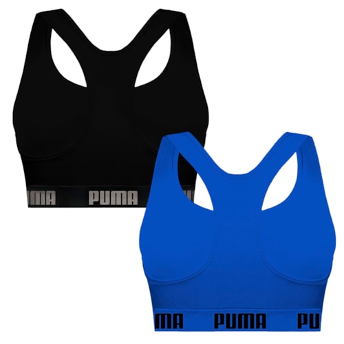 Kit 2 Tops Puma Nadador Sem Costura 