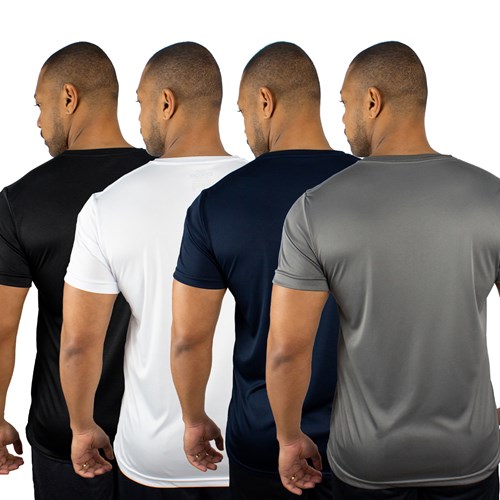 Kit 4 Camisetas Color Sports Masculinas Dry Basic Treino 