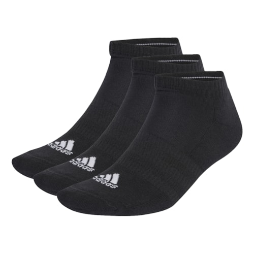 Meia Adidas Cano Baixo Sportswear Low-Cut 3 Pares