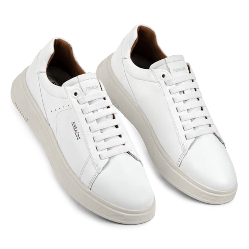 Sapatênis de Couro Ferracini Masculino Logan 9312-678