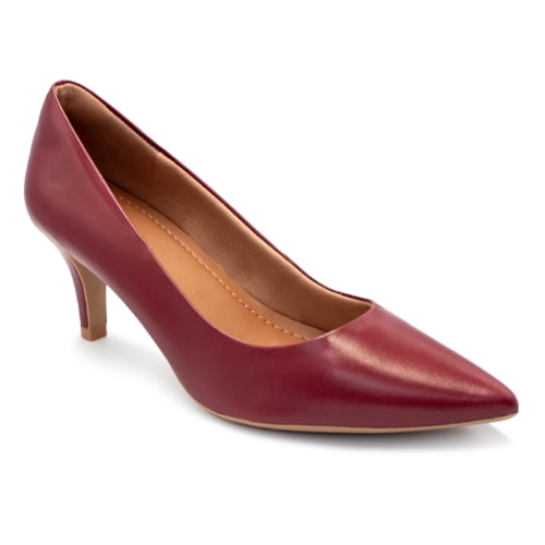 Scarpin Usaflex Feminino Casual Salto Fino Z7601