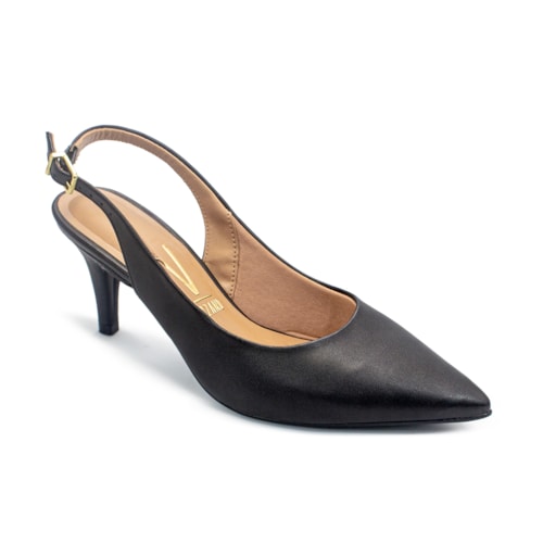 Scarpin Vizzano Feminino Pelica Slingback Salto Fino 1185.700