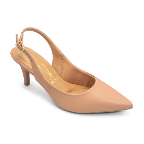 Scarpin Vizzano Feminino Pelica Slingback Salto Fino 1185.700