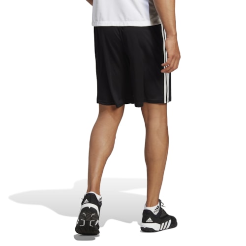 Shorts Adidas Masculino Treino Essentials Piquet 3-Stripes