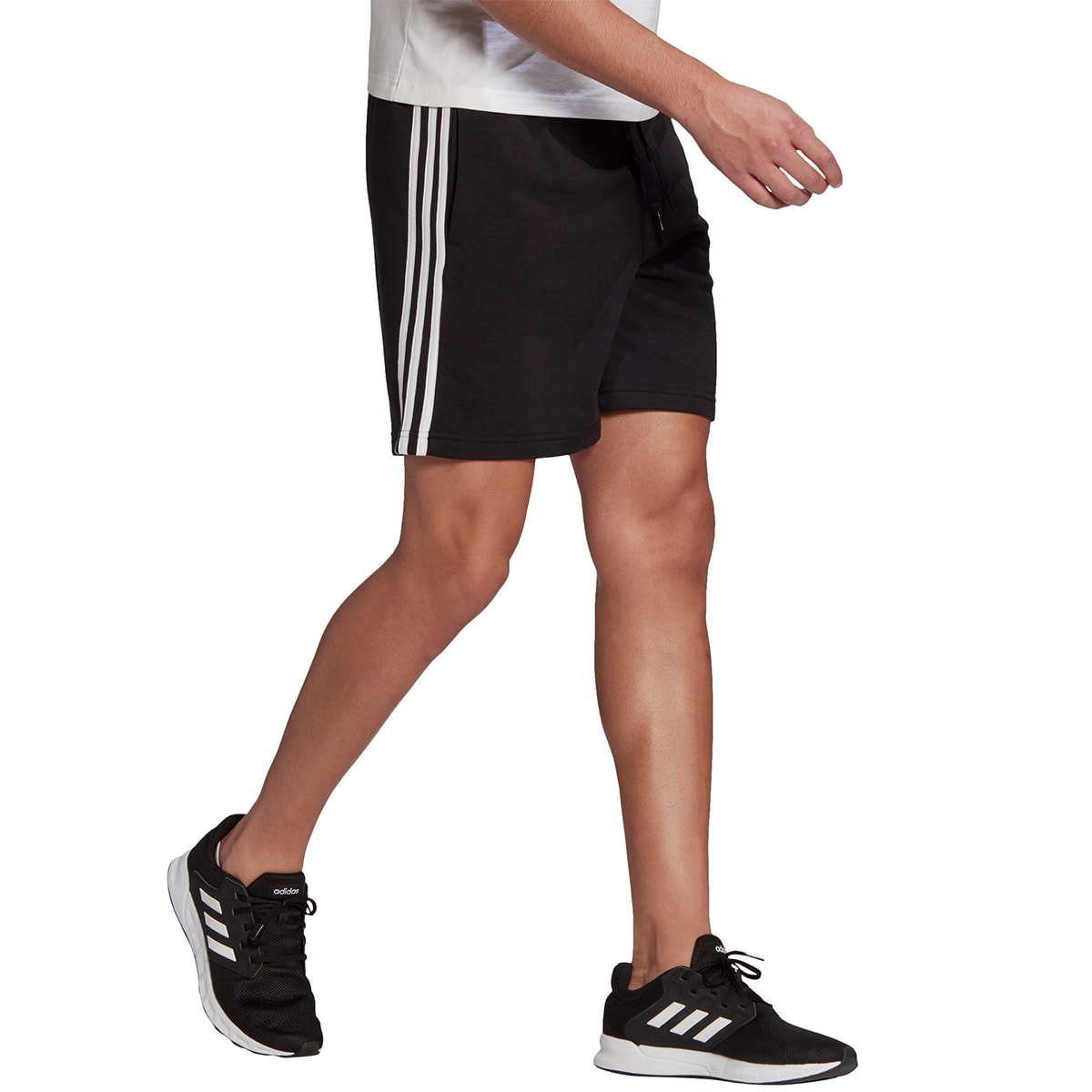 Stripes Short Moletom Masculino Adidas Bermuda Moletom Adidas