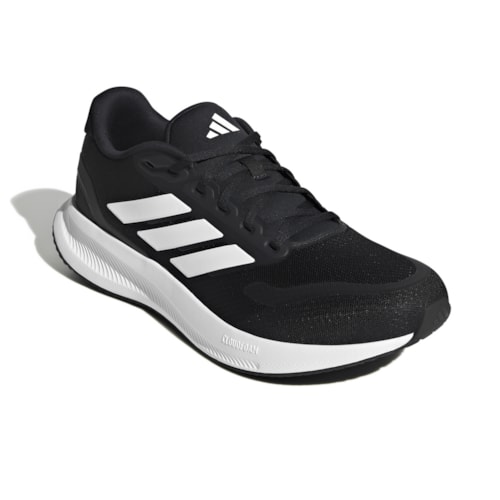 Tênis Adidas Feminino Runfalcon 5 + 3 Pares Meia Adidas Cano Baixo Sportswear Low-Cut