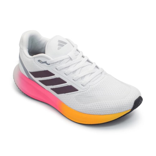 Tênis Adidas Feminino Runfalcon 5 + 3 Pares Meia Adidas Cano Baixo Sportswear Low-Cut