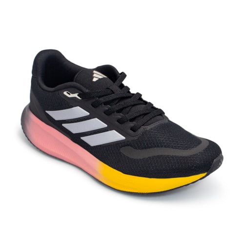 Tênis Adidas Feminino Runfalcon 5 + 3 Pares Meia Adidas Cano Baixo Sportswear Low-Cut