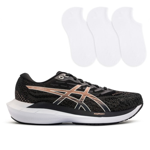 Tênis Asics Feminino Gel-Nagoya 7 Corrida + 3P de Meias 