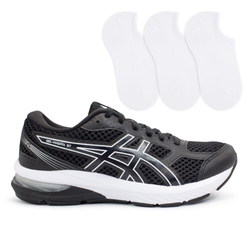 Tênis Asics Feminino Gel-Nagoya ST Corrida + 3P de Meias 