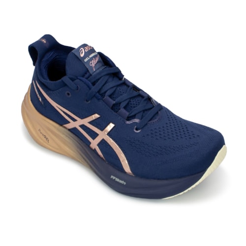 Tênis Asics Feminino Gel-Nimbus 26 Platinum Corrida