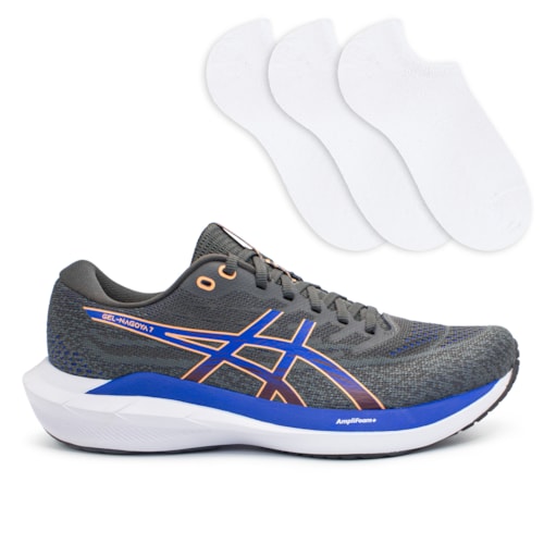 Tênis Asics Masculino Gel-Nagoya 7 Corrida + 3P de Meias