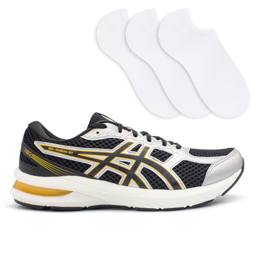 Tênis Asics Masculino Gel-Nagoya ST Corrida + 3P de Meias