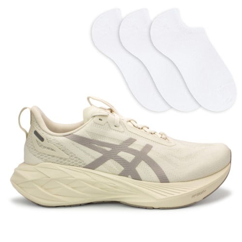 Tênis Asics Masculino Novablast 4 LE Corrida + 3P de Meias