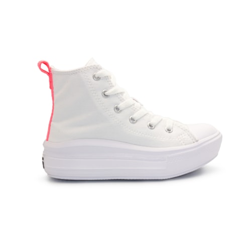 Tênis Converse Feminino Juvenil Chuck Taylor All Star Move Cano Alto CK1020