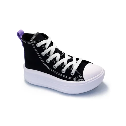 Tênis Converse Feminino Juvenil Chuck Taylor All Star Move Cano Alto CK1020