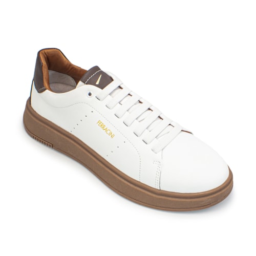 Tênis de Couro Ferracini Masculino Logan 9315