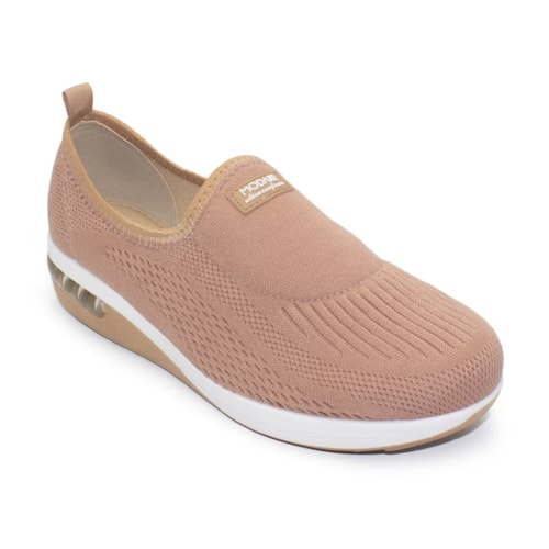 Tênis Modare F Slip On Linho Ultraconforto 7320.217+2P de Meias Color Sports Sapatilha 9055