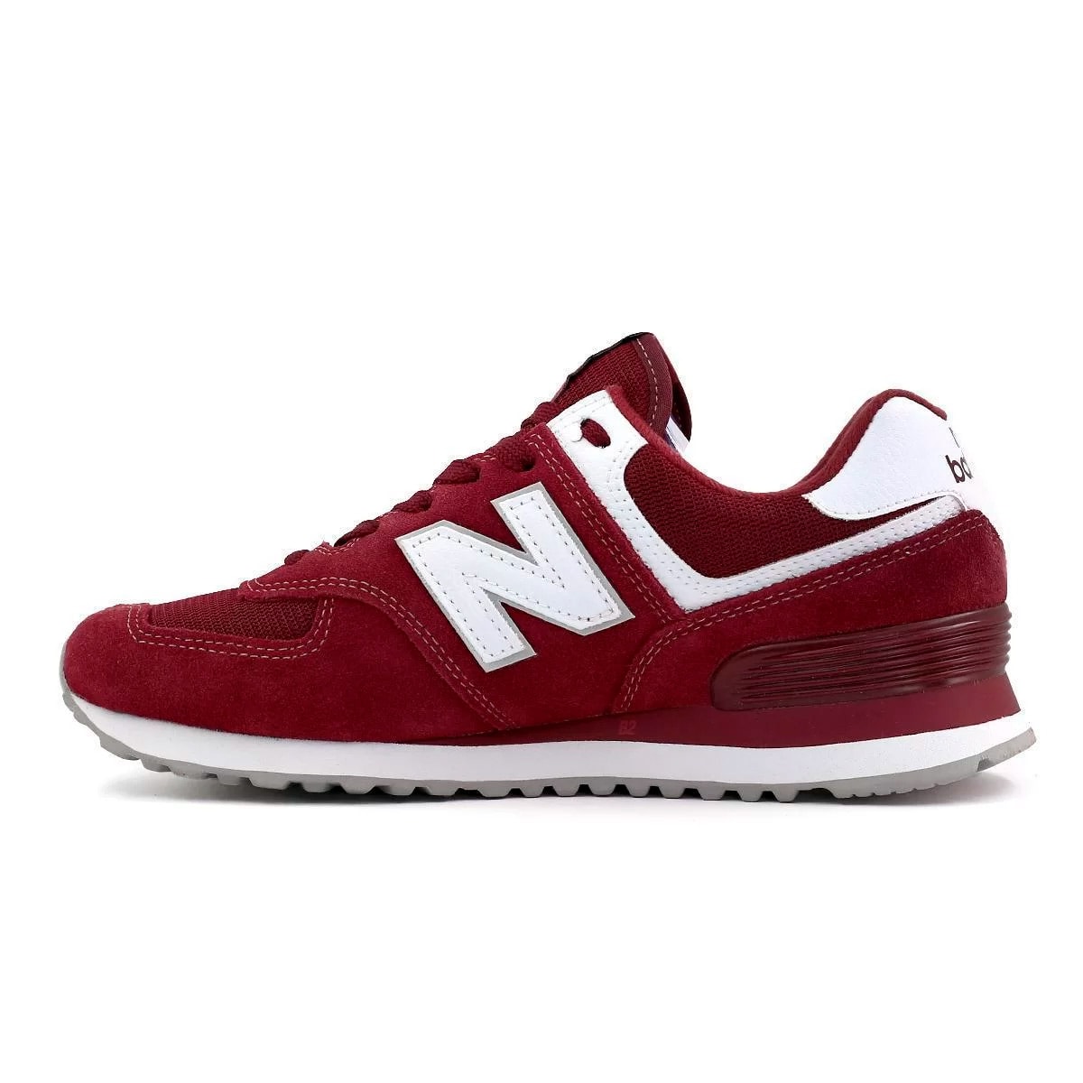 Balance Masculino New Balance 574 Preto E Vermelho Tenis New