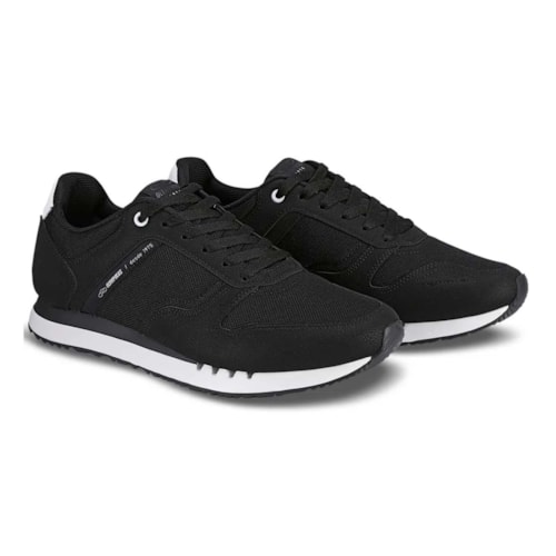 Tênis Olympikus Unissex Noventa Casual Preto + 3 Pares de Meia Color Sports Pt