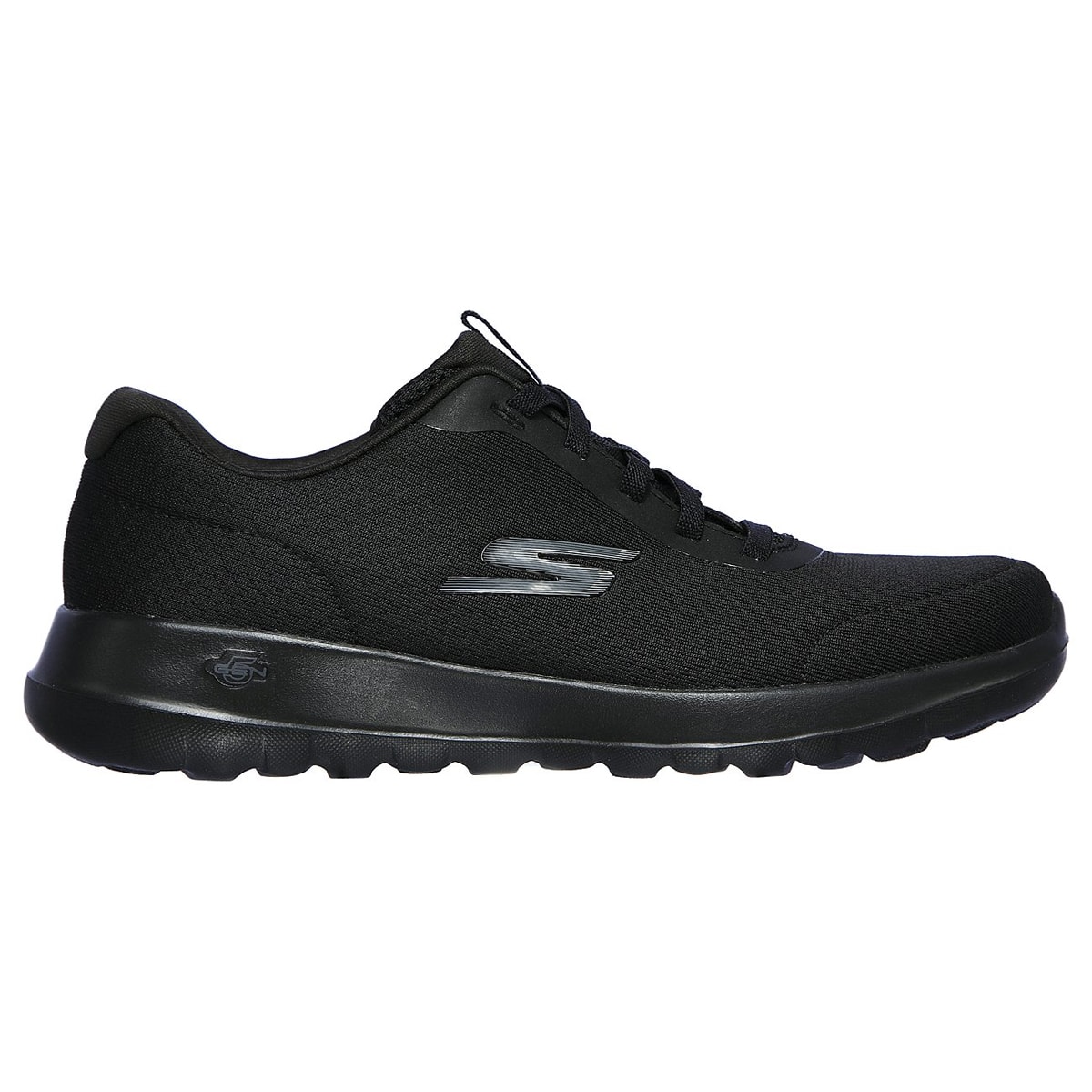 black sports shoes skechers