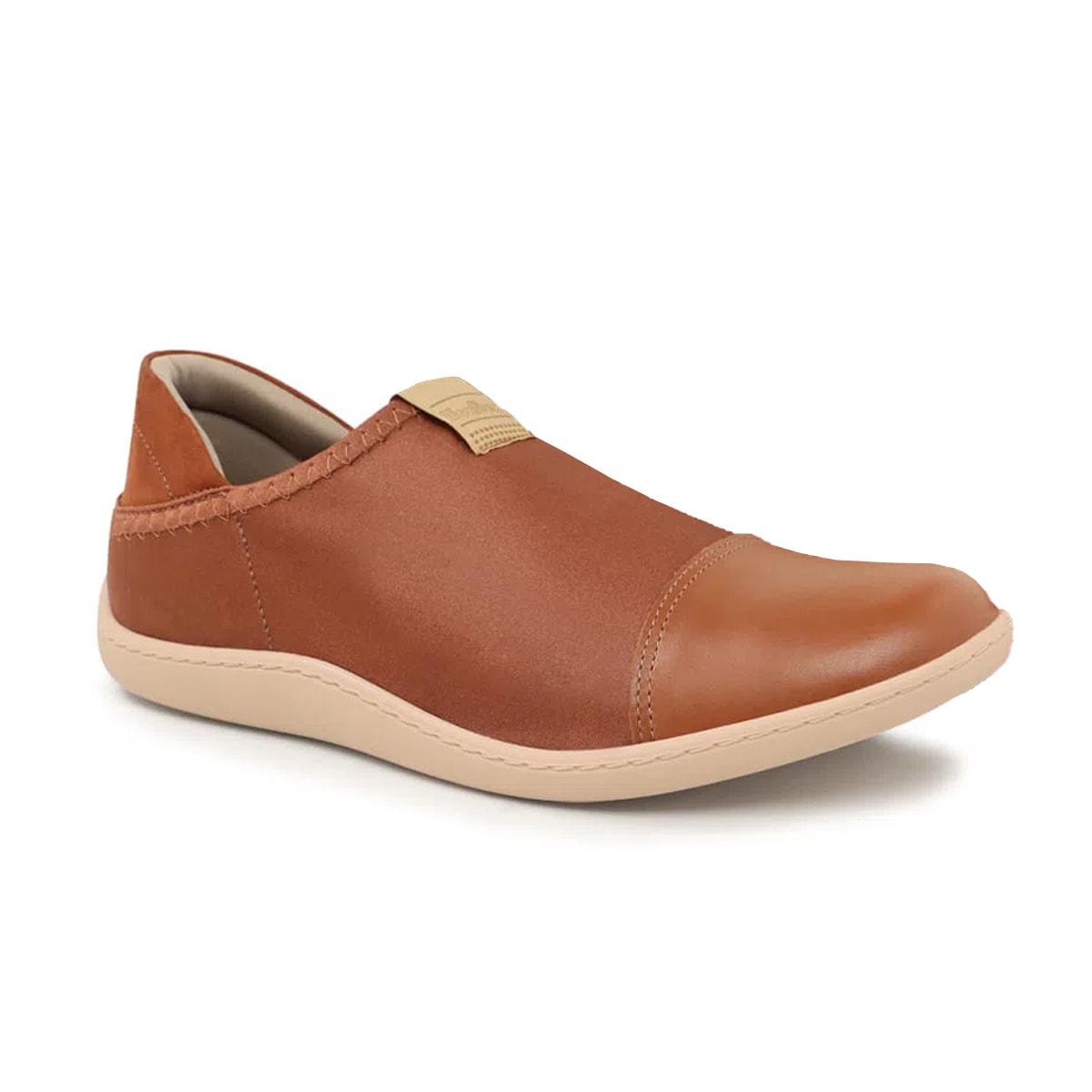 Tênis Usaflex Feminino Casual Slip-On Elástico E Couro AF3808 - Color Sports