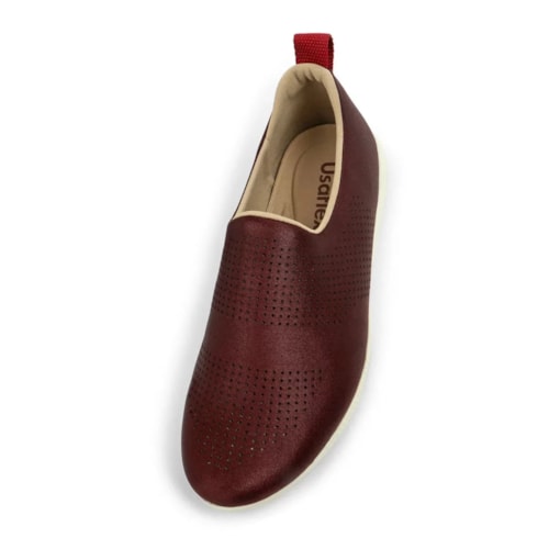 Tênis Usaflex Feminino Slip-On Conforto AF0607 + Meia Selene Sapatilha Invisível 7760.001