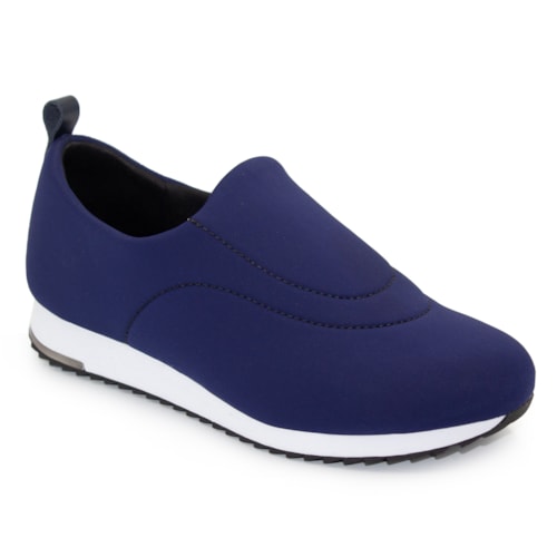 Tênis Usaflex Feminino Slip On Elastano V9103+2P de Meias Color Sports Sapatilha 9055